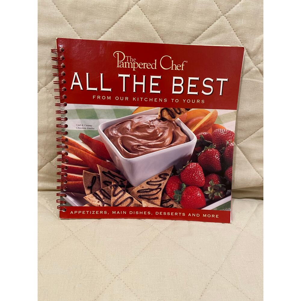 New The Pampered Chef “All the Best” Cookbook.